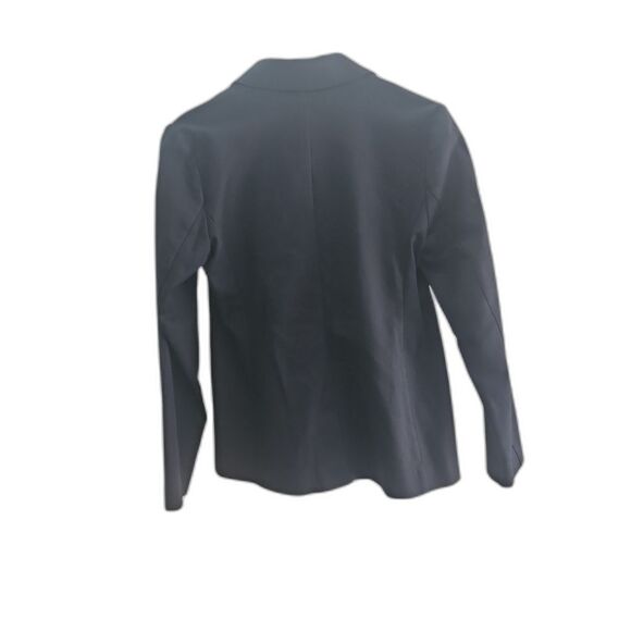 J. .Jill Essential Cotton Stretch Blazer Women’s XS Navy Blue Casual Work Jacket - Picture 2 of 15